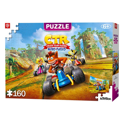 Crash Bandicoot Kids Puzzle Team Racing Nitro-Fueled (160 pieces)