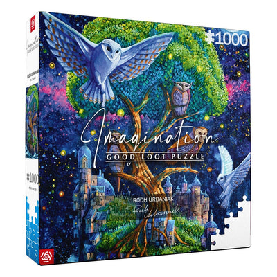 Roch Urbaniak Imagination Puzzle Owl Island / Wyspa Sów (1000 pieces)