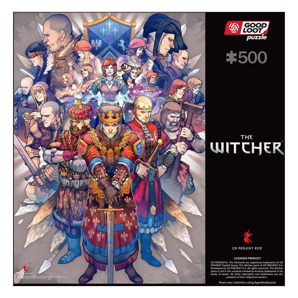 The Witcher Gaming Puzzle Northern Realms (500 pieces)