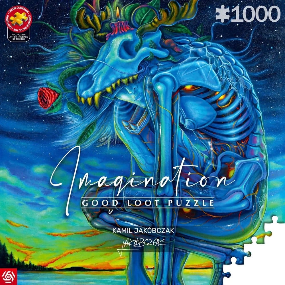 Imagination Series Puzzle Kamil Jakóbczak Bialy Wilk (1000 pieces)