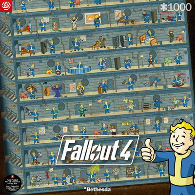 Fallout 4 Puzzle Perk Poster (1000 pieces)