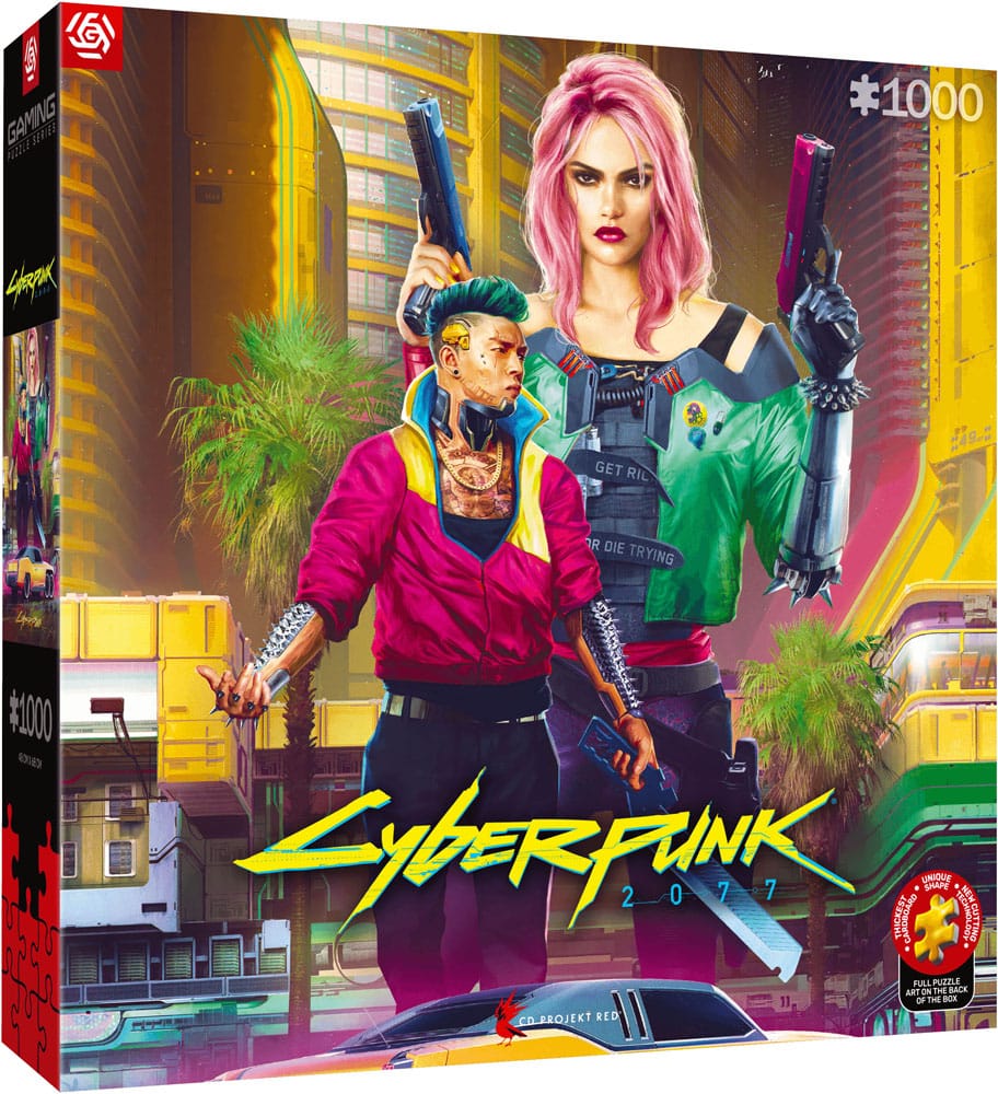 Cyberpunk 2077 Puzzle Kitsch Style (1000 pieces)