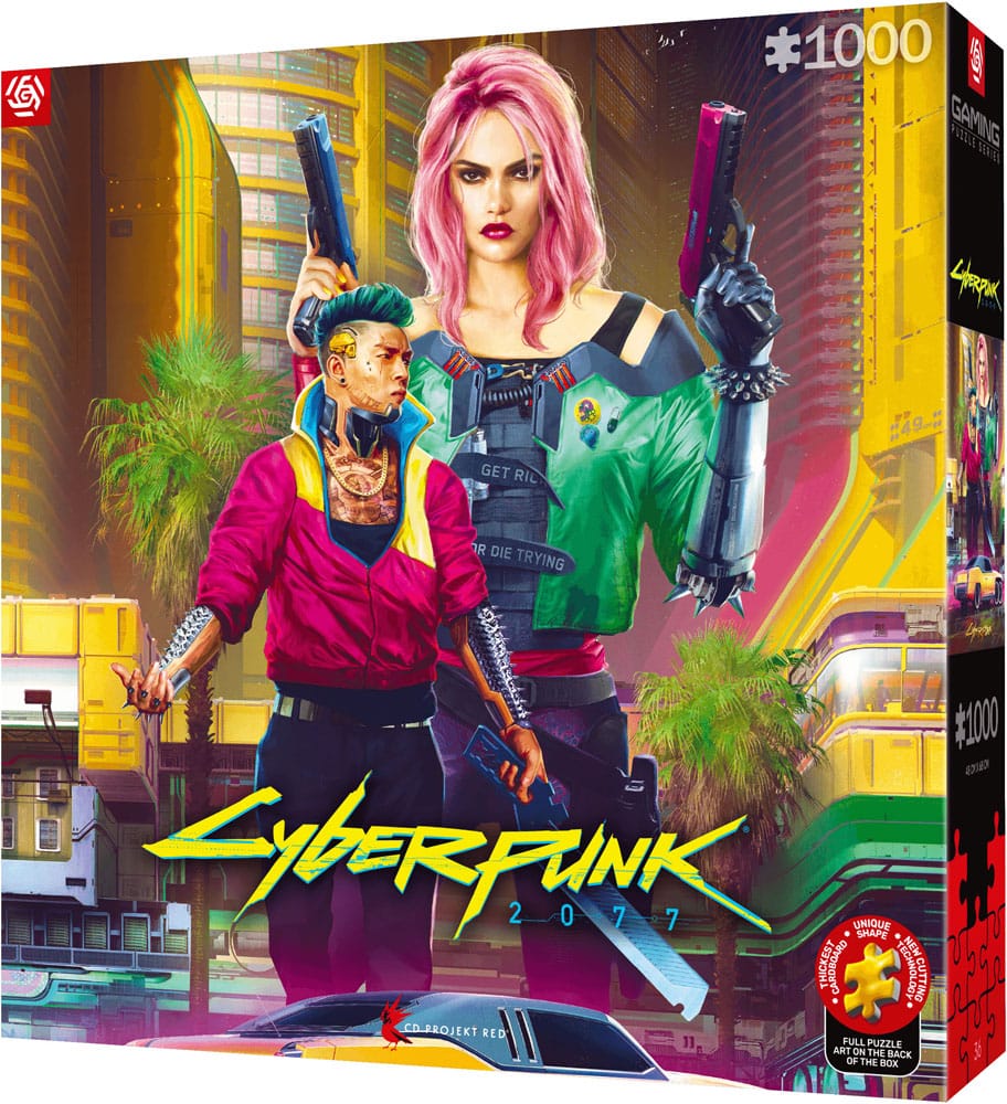 Cyberpunk 2077 Puzzle Kitsch Style (1000 pieces)