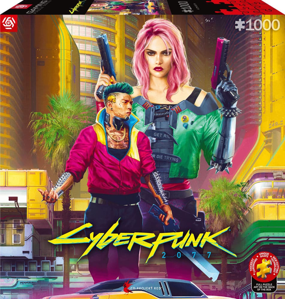 Cyberpunk 2077 Puzzle Kitsch Style (1000 pieces)