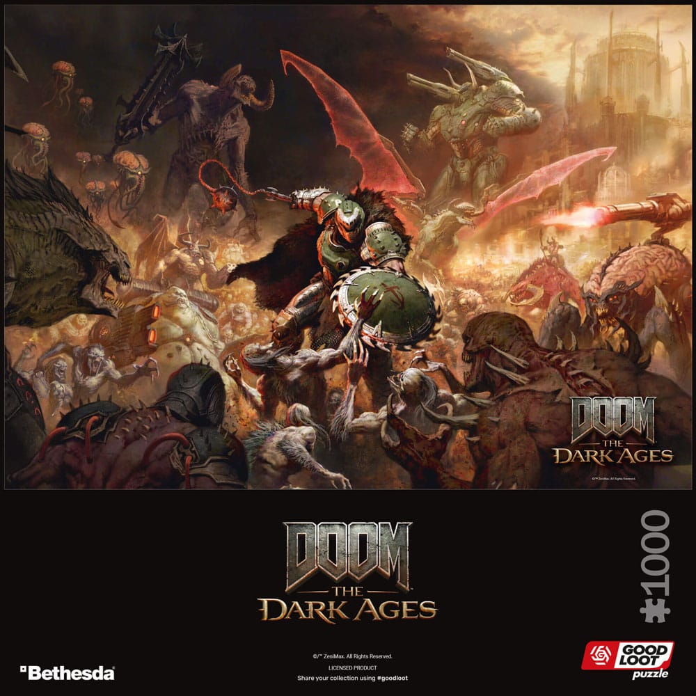Doom The Dark Ages Puzzle Slayer's Rag (1000 pieces)