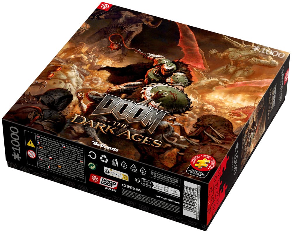 Doom The Dark Ages Puzzle Slayer's Rag (1000 pieces)