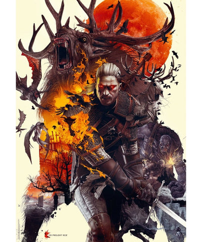 The Witcher Puzzle Monsters (1000 pieces)