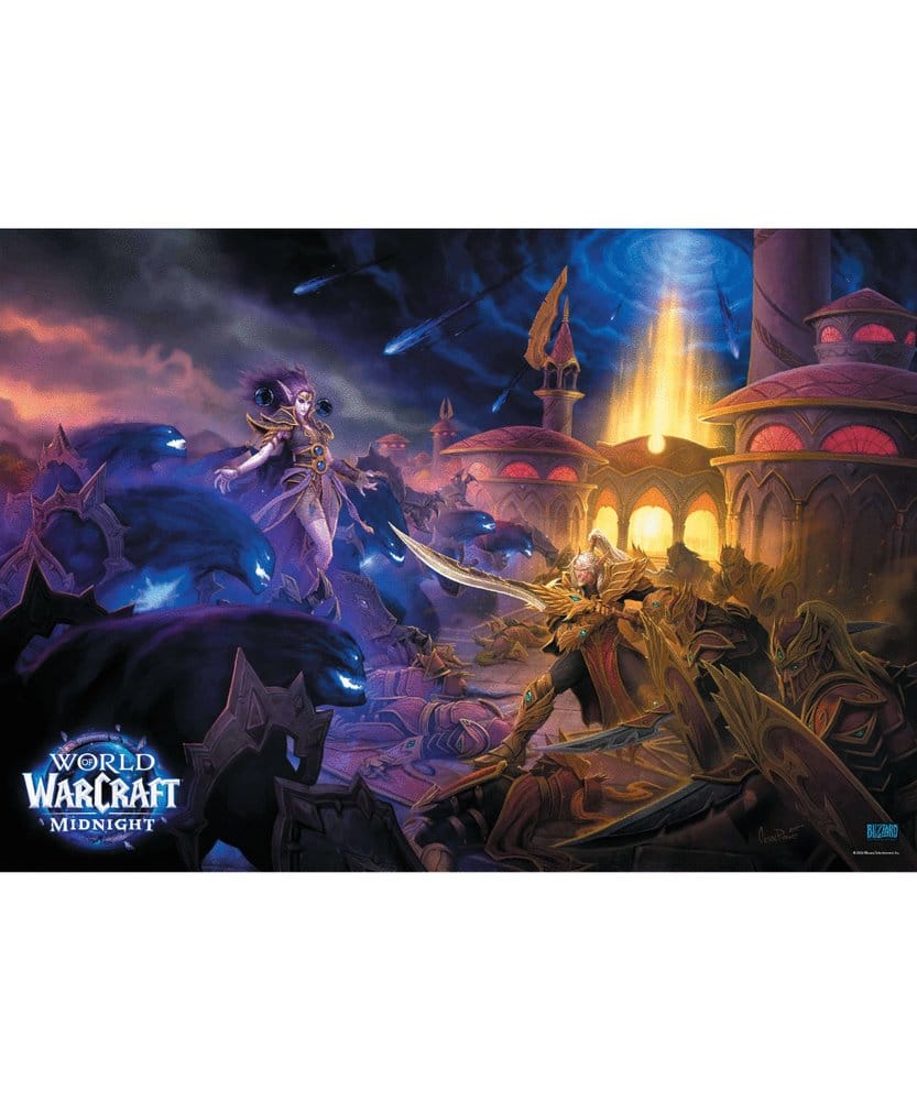 World of Warcraft Puzzle Midnight Against the Void (1000 pieces) - Damaged packaging
