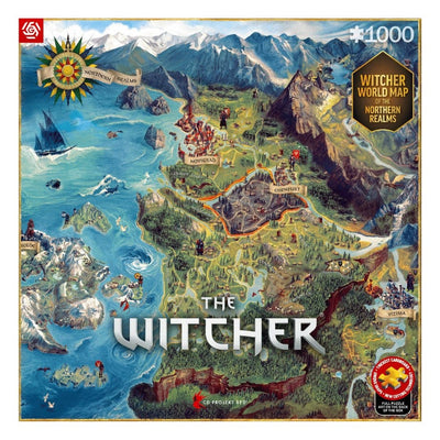 The Witcher Puzzle The Northern Realms Map (1000 Pieces)