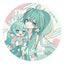 Character Vocal Series 01: Hatsune Miku Miku Hug Series Pinback Button: Flower Ver. 8 cm Umkarton (10)