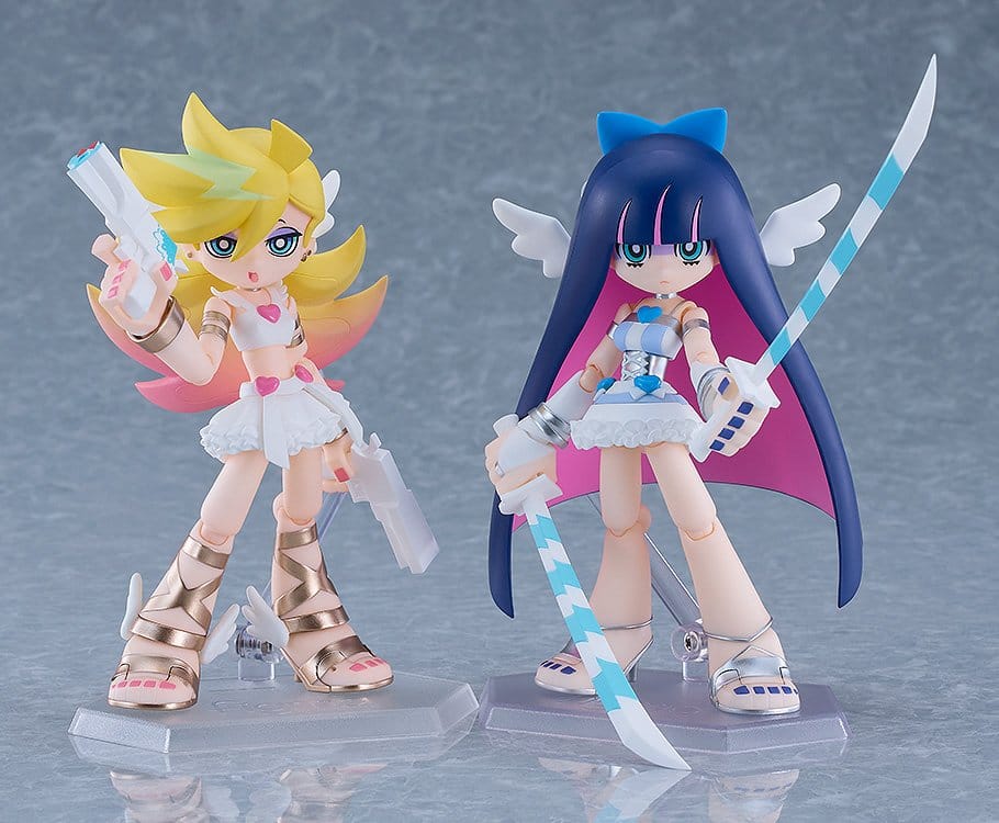 New Panty & Stocking with Garterbelt Figma Action Figures 2-Pack Panty & Stocking: Angel ver. 12 cm