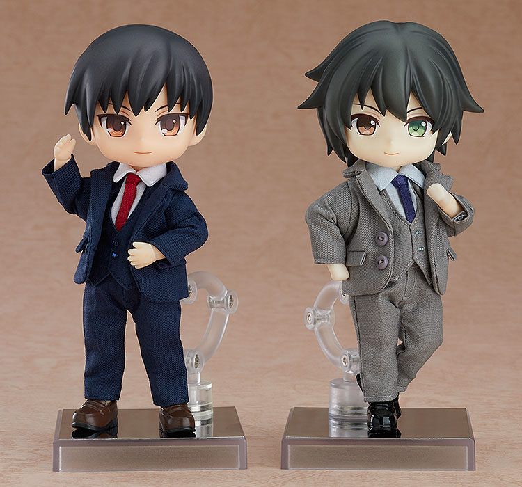 Original Character Parts for Nendoroid Doll Figures Outfit Set: Suit (Gray) (Re-Run)