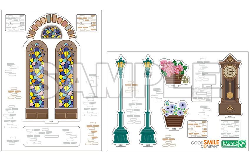 Nendoroid More Accessory Set Acrylic Stand Decorations: Cafe