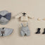 Original Character Parts for Nendoroid Doll Figures Outfit Set Detective - Boy (Gray)