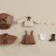 Original Character Parts for Nendoroid Doll Figures Outfit Set Detective - Girl (Brown)