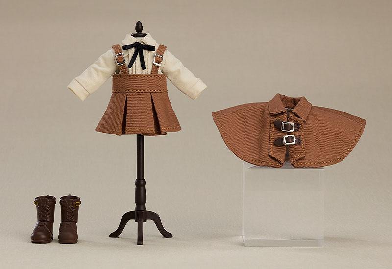 Original Character Parts for Nendoroid Doll Figures Outfit Set Detective - Girl (Brown)