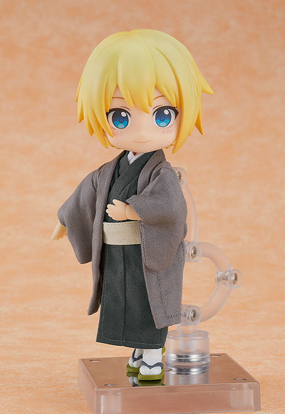 Original Character for Nendoroid Doll Figures Outfit Set: Kimono - Boy (Gray)