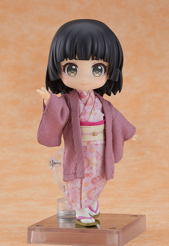 Original Character for Nendoroid Doll Figures Outfit Set: Kimono - Girl (Pink)