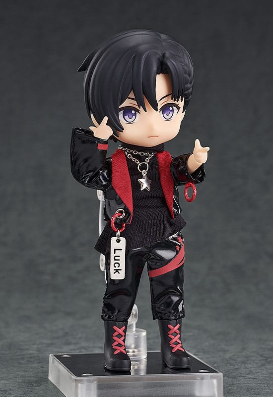 Original Character Accessories for Nendoroid Doll Figures Outfit Set: Idol Outfit - Boy (Deep Red)