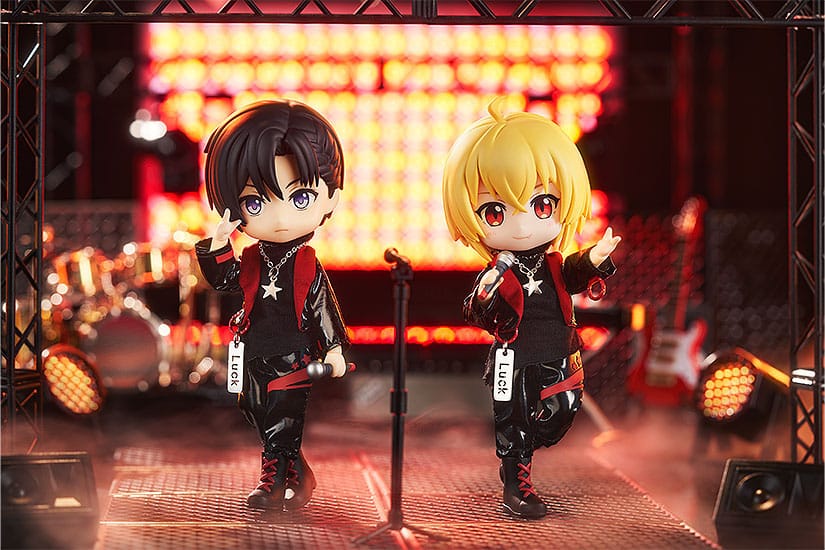 Original Character Accessories for Nendoroid Doll Figures Outfit Set: Idol Outfit - Boy (Deep Red)