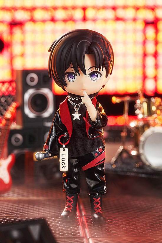 Original Character Accessories for Nendoroid Doll Figures Outfit Set: Idol Outfit - Boy (Deep Red)