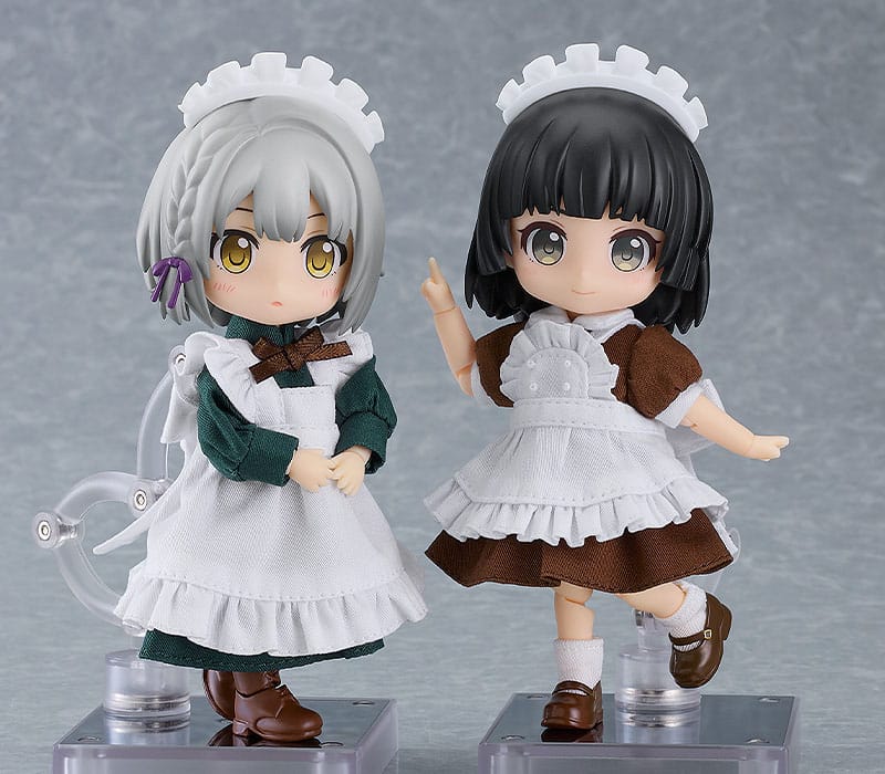 Original Character for Nendoroid Doll Figures Outfit Set: Maid Outfit Mini (Brown)