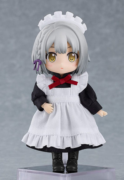 Original Character for Nendoroid Doll Figures Outfit Set: Maid Outfit Long (Black)