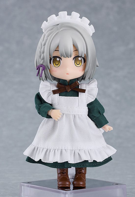 Original Character for Nendoroid Doll Figures Outfit Set: Maid Outfit Long (Green)