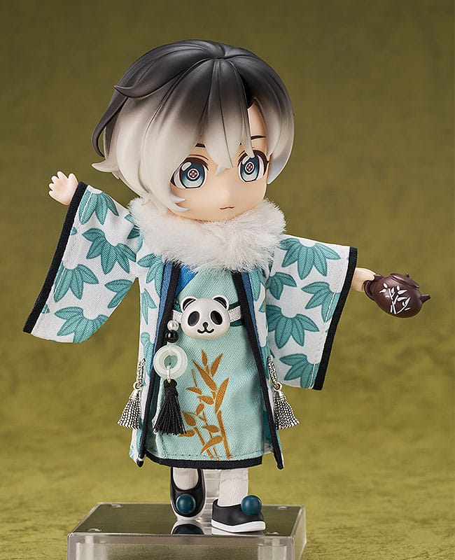 Original Character Nendoroid Doll Action Figure Chinese-Style Panda Mahjong: Laurier 14 cm