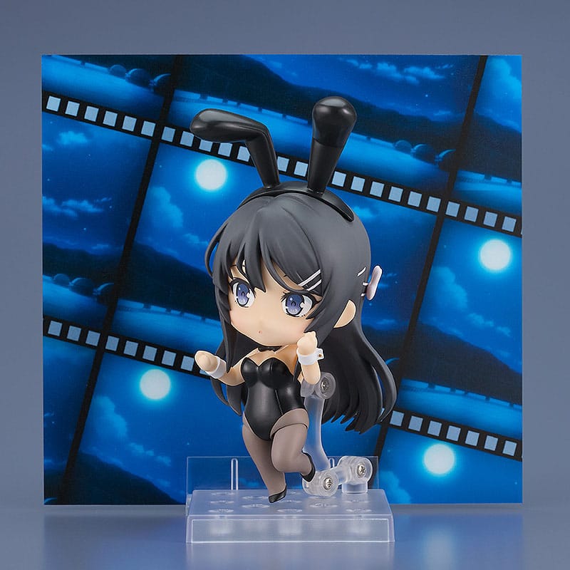 Rascal Does Not Dream of Bunny Girl Senpai Nendoroid Action Figure Mai Sakurajima: Bunny Girl Ver. 10 cm