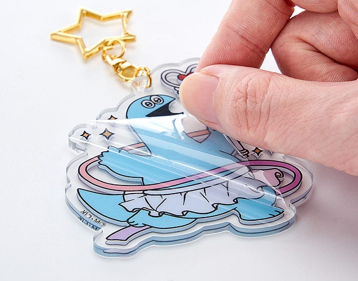 Gal & Dino GoodSmile Moment Keychain Glow-in-the-Dark Rhythmic Gymnastics 8 cm