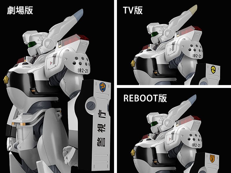 Mobile Police Patlabor Moderoid Plastic Model Kit 1/60 AV-98 Ingram (4rd-run) 13 cm