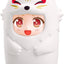 Nendoroid More Kigurumi Face Parts Case for Nendoroid Figures White Kitsune 10 cm