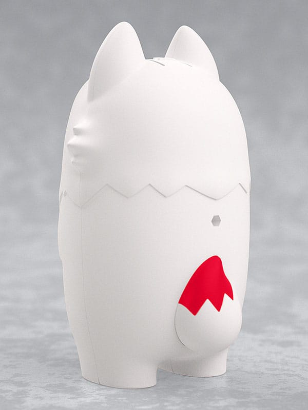 Nendoroid More Kigurumi Face Parts Case for Nendoroid Figures White Kitsune 10 cm