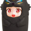 Nendoroid More Kigurumi Face Parts Case for Nendoroid Figures Black Kitsune 10 cm