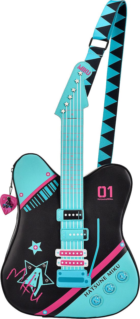 Hatsune Miku Shoulder Bag Character Vocal Series 01: Hatsune Miku Guitar-Shaped