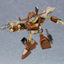 Hao Taikei Ryu Knight Moderoid Plastic Model Kit Collection Series: 3 Hayatmaru & Delingar 10 cm