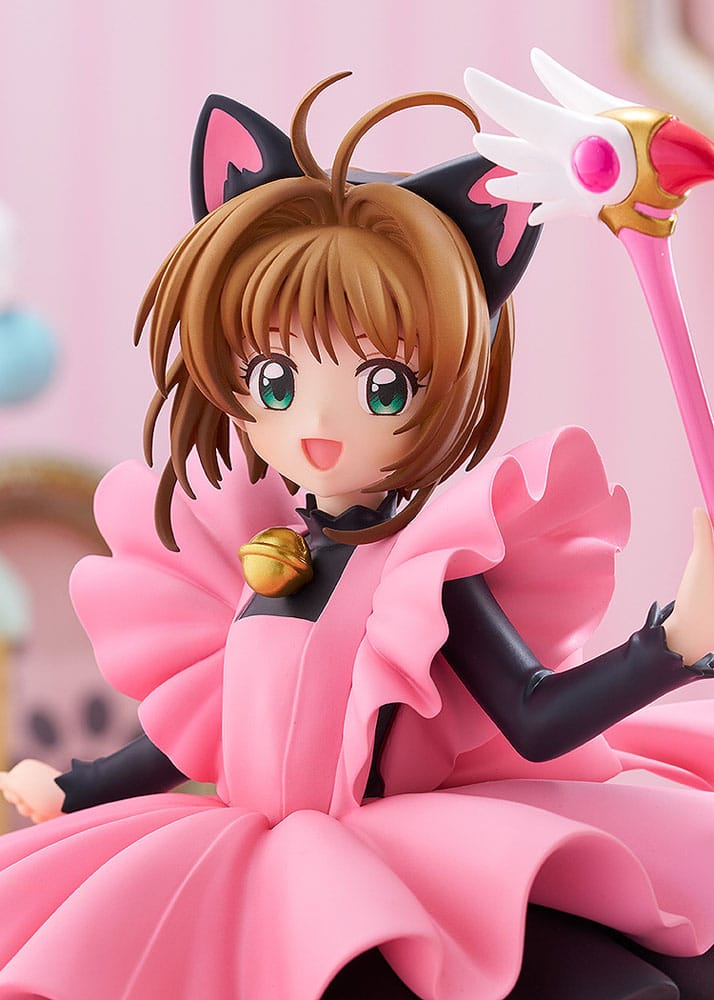 Cardcaptor Sakura Pop Up Parade PVC Statue Sakura Kinomoto: Black Cat Costume Ver. L Size 22 cm                - Damaged packaging