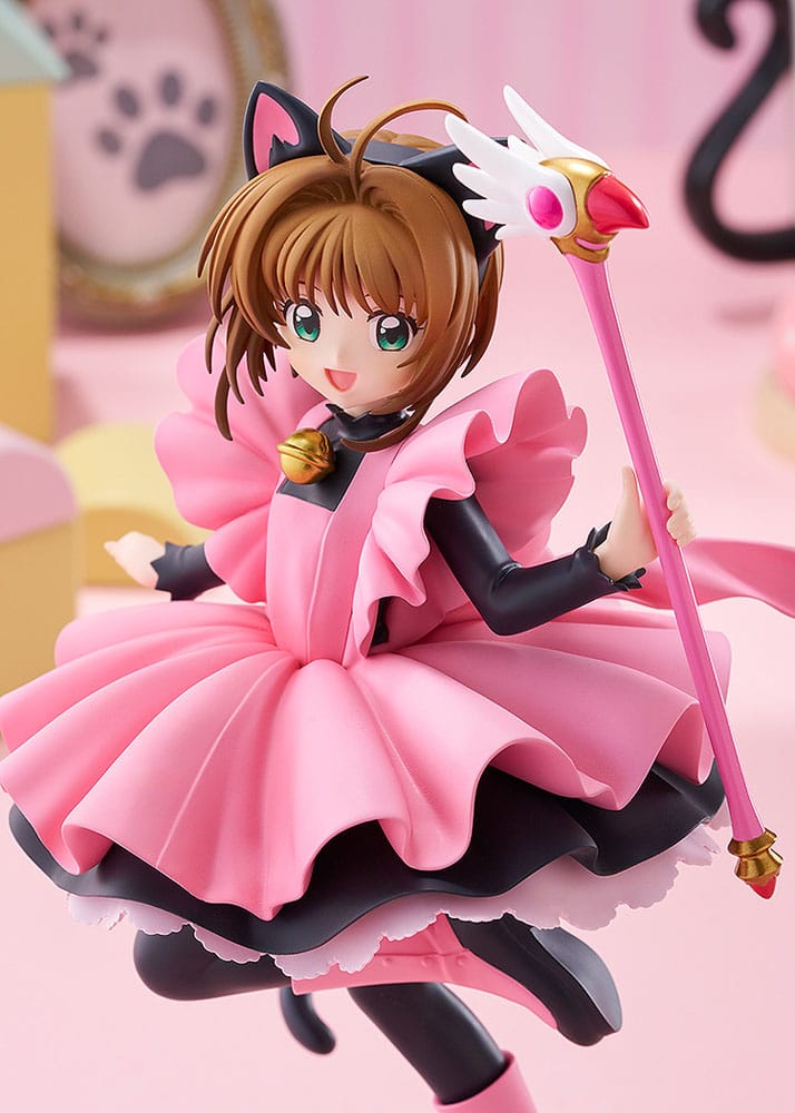 Cardcaptor Sakura Pop Up Parade PVC Statue Sakura Kinomoto: Black Cat Costume Ver. L Size 22 cm                - Damaged packaging