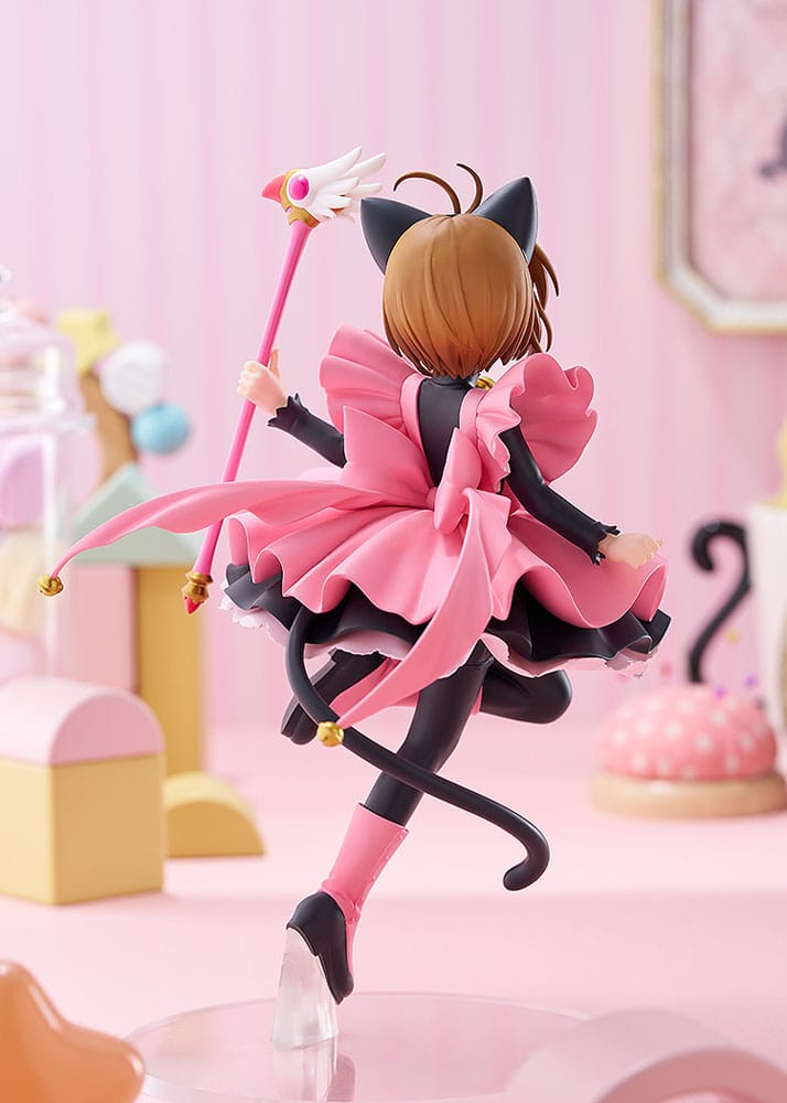 Cardcaptor Sakura Pop Up Parade PVC Statue Sakura Kinomoto: Black Cat Costume Ver. L Size 22 cm                - Damaged packaging