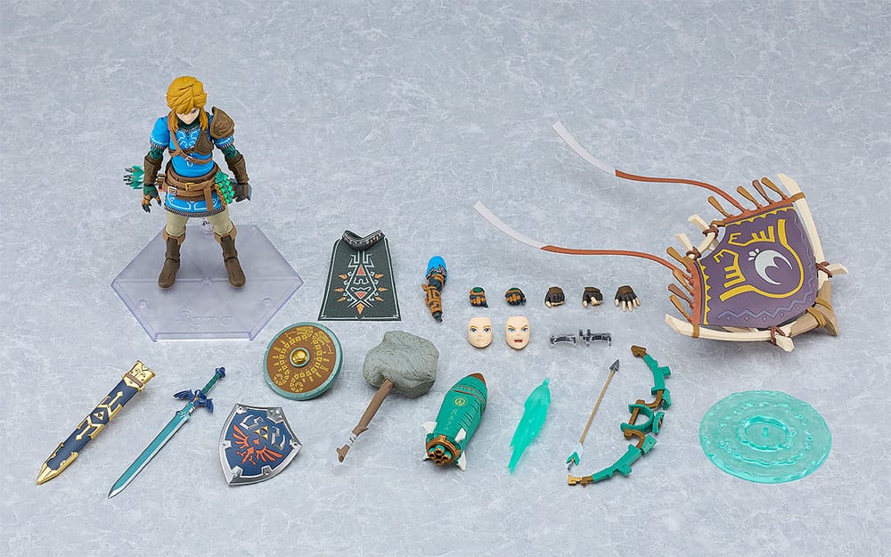 The Legend of Zelda Tears of the Kingdom Figma Action Figure Link Tears of the Kingdom Ver. DX Edition 15 cm