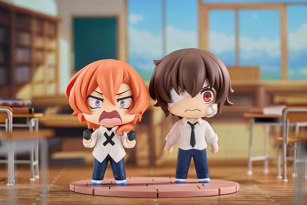 Bungo Stray Dogs Wan! Chibi Figures Osamu Dazai & Chuya Nakahara: Fourteen-Year-Old Ver. 8 cm