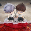 Rebuild of Evangelion Chibi Figure Shinji Ikari & Kaworu Nagisa 8 cm