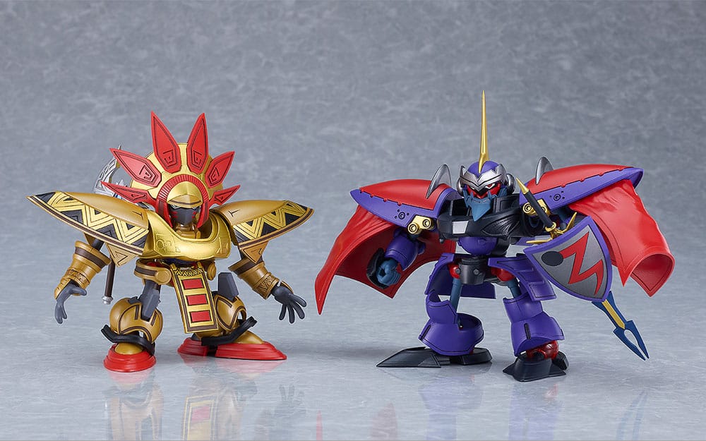 Hao Taikei Ryu Knight Moderoid Plastic Model Kit Collection Series: 4 Shinebaram & Steru 10 cm