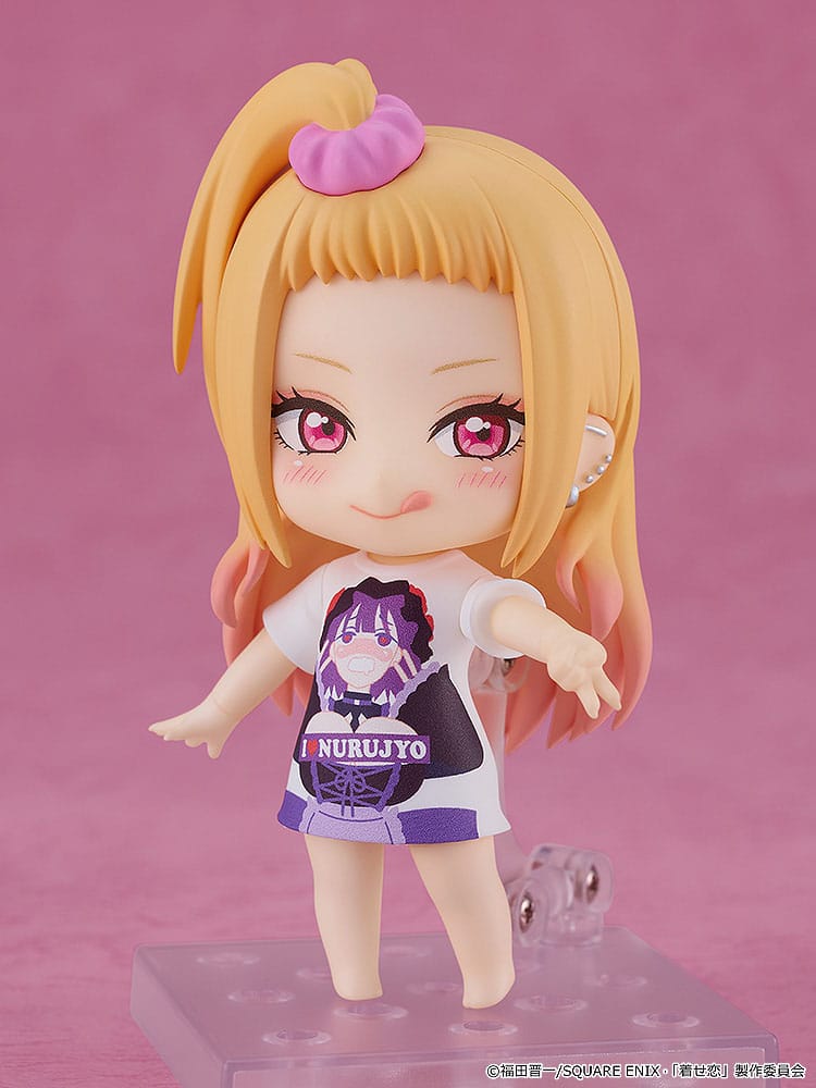 My Dress-Up Darling Nendoroid Action Figure Marin Kitagawa: Slippery Girls Full Graphic T-Shirt Ver. 10 cm