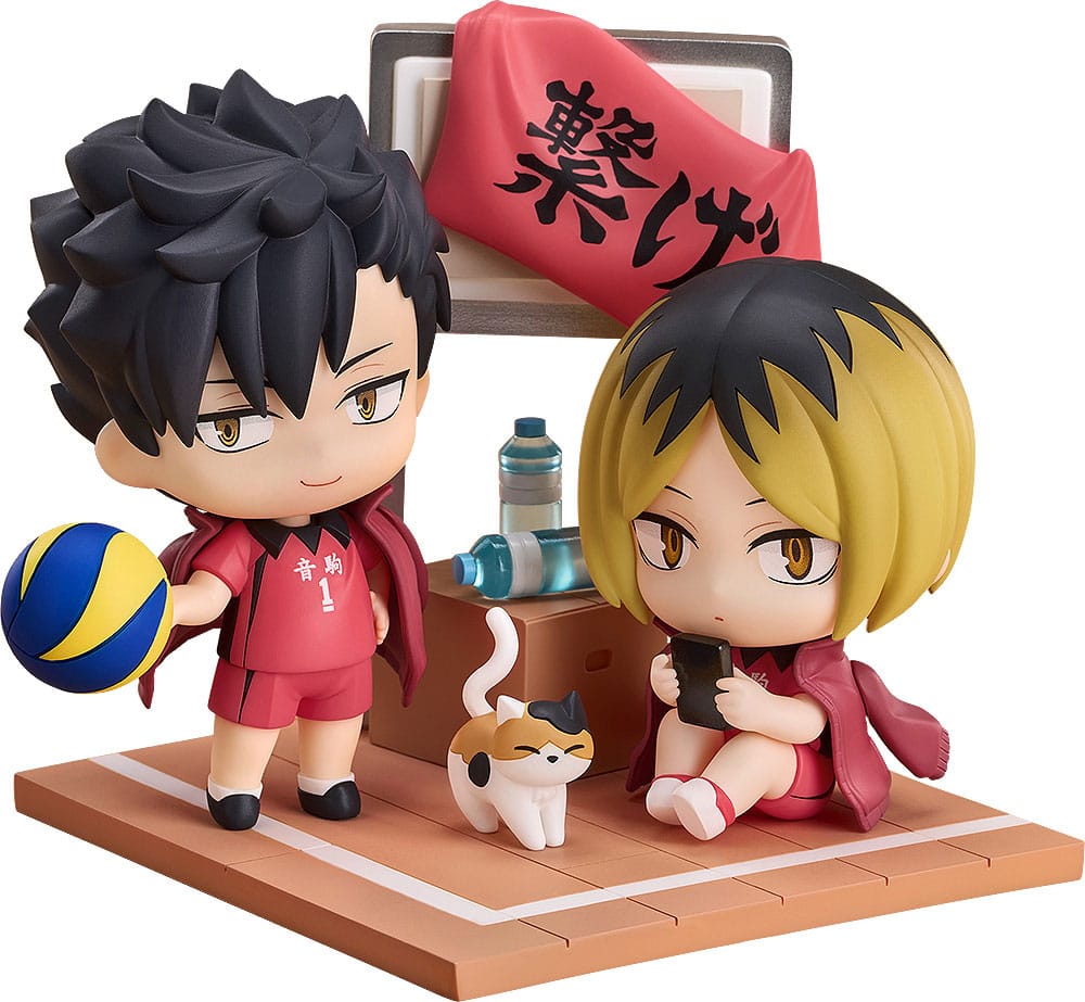 Haikyu!! Qset Mini-Figure 2-Pack Tetsuro Kuroo & Kenma Kozume 9 cm