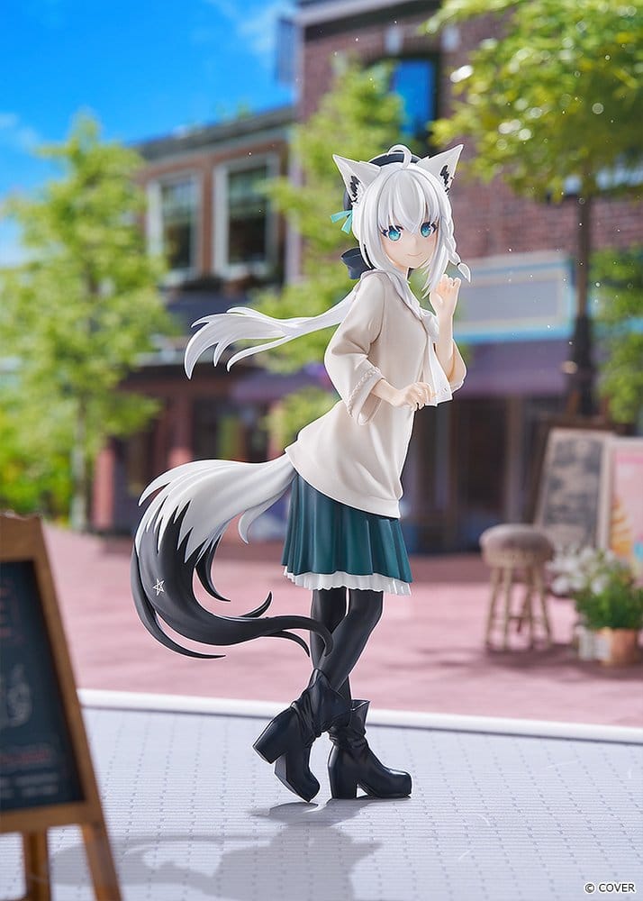 Hololive Production G.S. Collection PVC Figure 1/7 Shirakami Fubuki: Date Style - Casual Outfit Ver. 22 cm