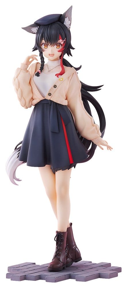Hololive Production G.S. Collection PVC Figure 1/7 Ookami Mio Date Style - Street Outfit Ver. 24 cm