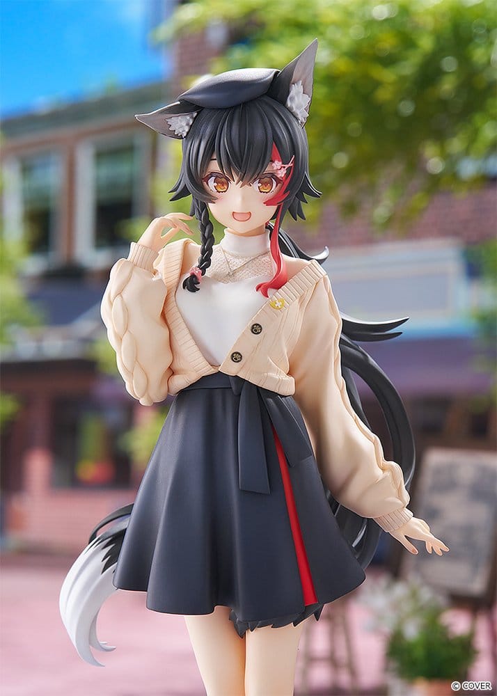 Hololive Production G.S. Collection PVC Figure 1/7 Ookami Mio Date Style - Street Outfit Ver. 24 cm