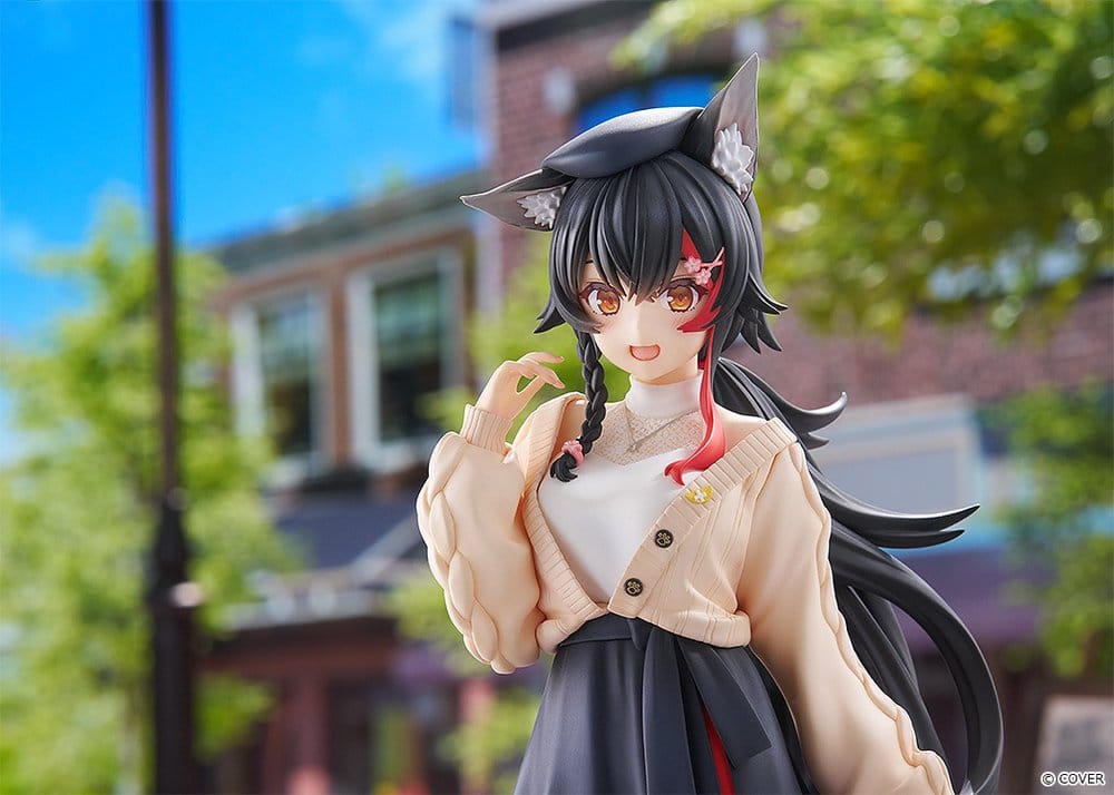 Hololive Production G.S. Collection PVC Figure 1/7 Ookami Mio Date Style - Street Outfit Ver. 24 cm